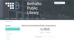 Desktop Screenshot of bethaltolibrary.org